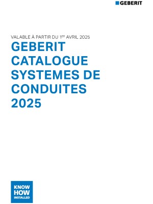 Catalogue Canalisations Geberit Catalogue Canalisations Geberit