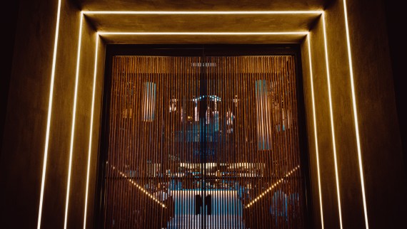 Entrée du restaurant Maven à Anvers Entrée du restaurant Maven à Anvers