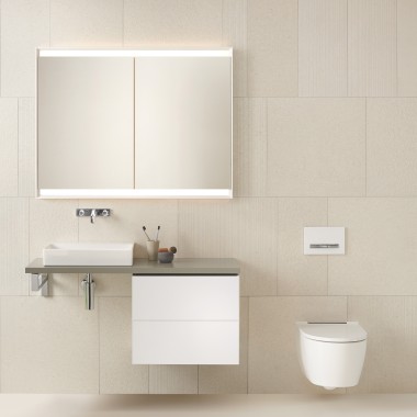 Plan de lavabo avec sous-meuble