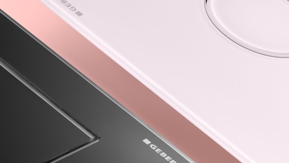 Geberit Sigma40 bedieningsplaat met een breedte van 4mm Geberit Sigma40 bedieningsplaat met een breedte van 4mm