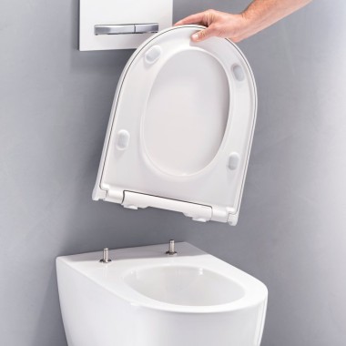 Geberit ONE wc met afneembaar deksel en zitting Geberit ONE wc met afneembaar deksel en zitting