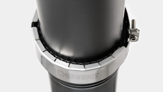 Geberit klemring voor een krachtgesloten verbinding in de lengte Geberit klemring voor een krachtgesloten verbinding in de lengte