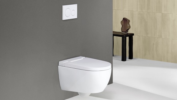 Geberit AquaClean Alba met afstandsbediening Sigma20