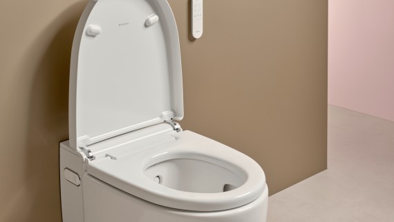 Geberit AquaClean Mera avec chauffage de lunette de WC Geberit AquaClean Mera avec chauffage de lunette de WC