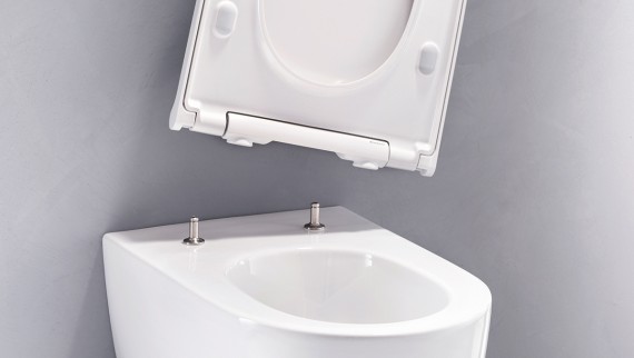 Geberit ONE wc met afneembare wc-zitting en deksel Geberit ONE wc met afneembare wc-zitting en deksel
