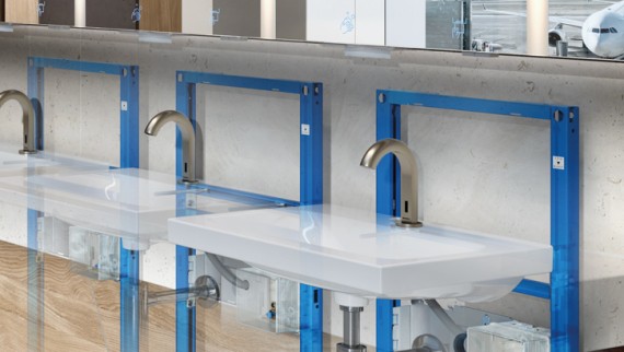 Geberit wastafelsysteem in de standaard productselectie