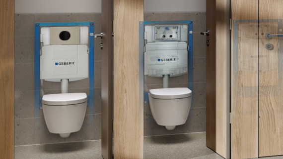 Geberit wc-systeem in de standaard productselectie