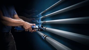 Handperstang voor Geberit FlowFit voor afmetingen d16 tot d40