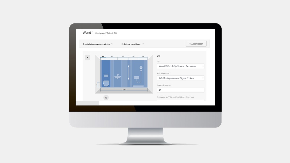 Calculateur Geberit GIS Duofix