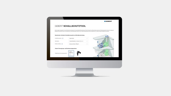 Geluidsisolatietool - Aanzicht van de tool Geluidsisolatietool - Aanzicht van de tool