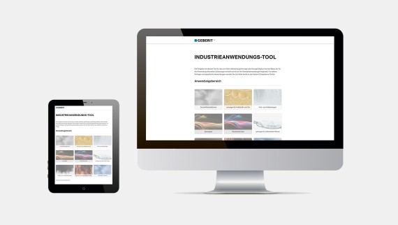 Geberit Leidingenselectie Tool screenshot Geberit Leidingenselectie Tool screenshot