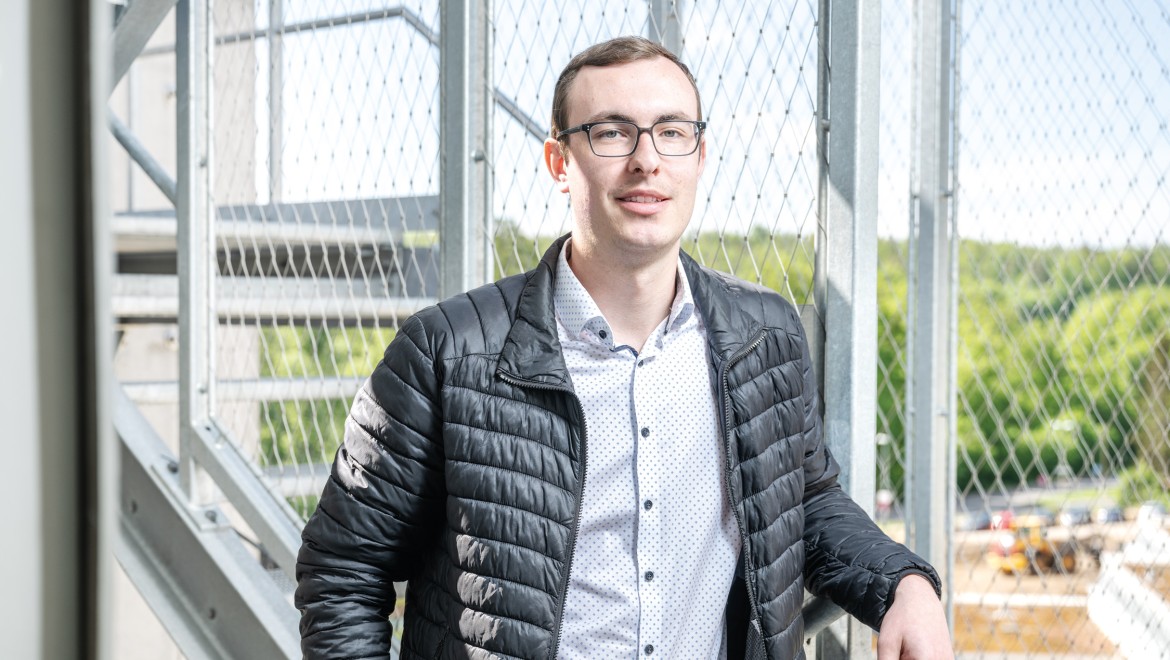 Maximilian Nudig, bouwopzichter Essinger Wohnbau GmbH Maximilian Nudig, bouwopzichter Essinger Wohnbau GmbH