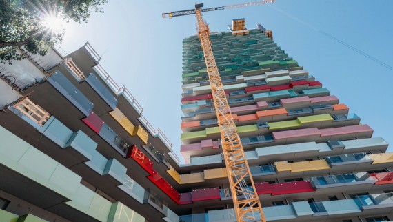 DS 90-woonhoogbouw in Wenen DS 90-woonhoogbouw in Wenen