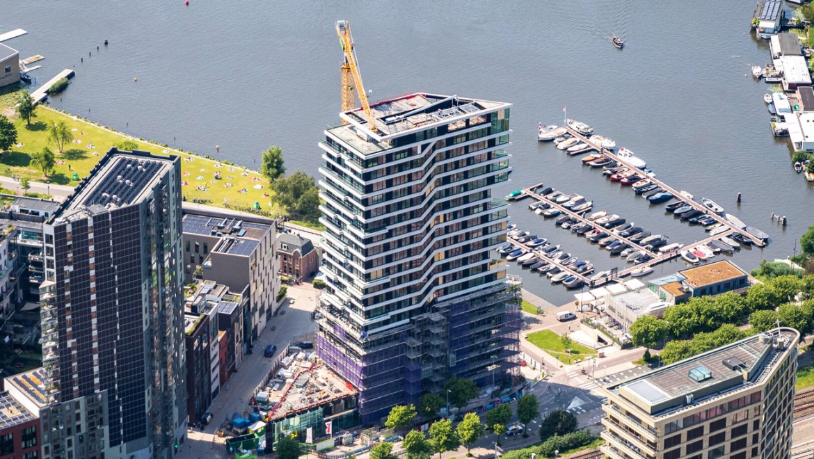 HAUT Amsterdam (©Team V Architectuur / Jannes Linders / Topview Luchtfotografie)