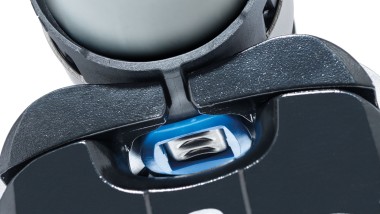 Werktuiggeleiding door de persindicator bij Geberit FlowFit