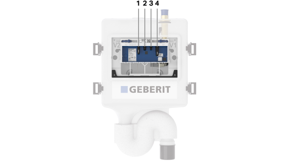 De Geberit HS30 hygiënespoeling (© Geberit)