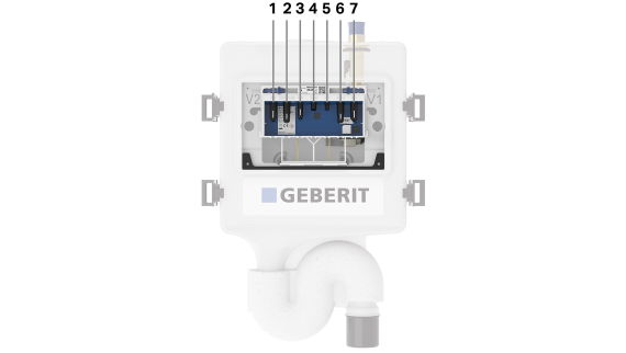 De Geberit HS50 hygiënespoeling (© Geberit)