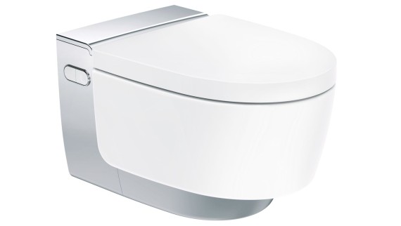 WC-douche Geberit AquaClean Mera Comfort chrome brillant WC-douche Geberit AquaClean Mera Comfort chrome brillant
