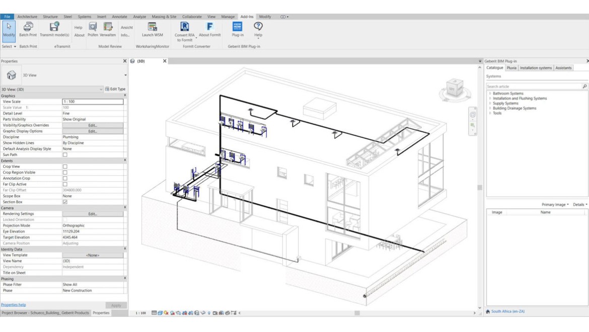 Productstructuur in de module Catalogus in Autodesk® Revit®