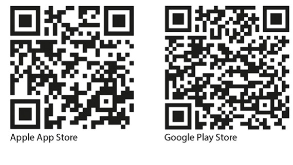 QR-code voor iOS Geberit Home app en Android Geberit Home app