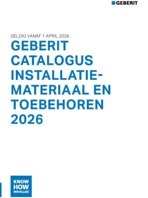 Geberit Catalogus Installatiemateriaal en Toebehoren Geberit Catalogus Installatiemateriaal en Toebehoren