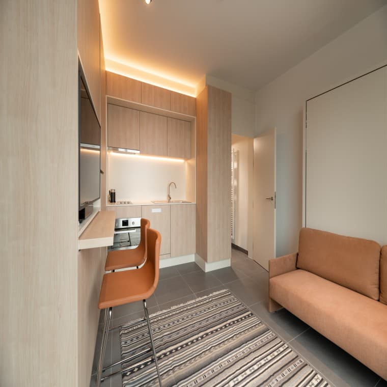 Project BAO Living - studio in Antwerpen (© BAO Living) Project BAO Living - studio in Antwerpen (© BAO Living)