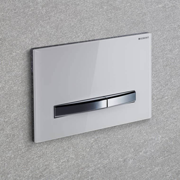 Witte Geberit Sigma50 bedieningsplaat Witte Geberit Sigma50 bedieningsplaat