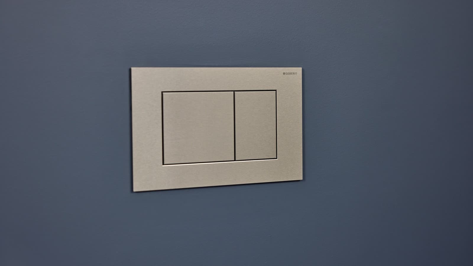 Geberit Sigma40 hoekig nikkel geborsteld Geberit Sigma40 hoekig nikkel geborsteld