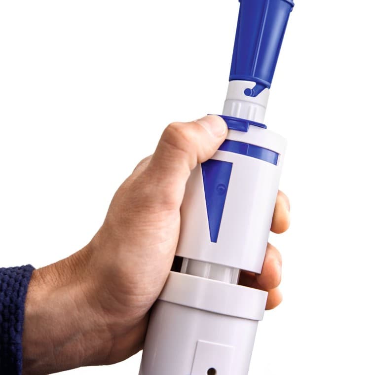 Kleine spoelhoeveelheid instellen met de Geberit klok type 208 Kleine spoelhoeveelheid instellen met de Geberit klok type 208