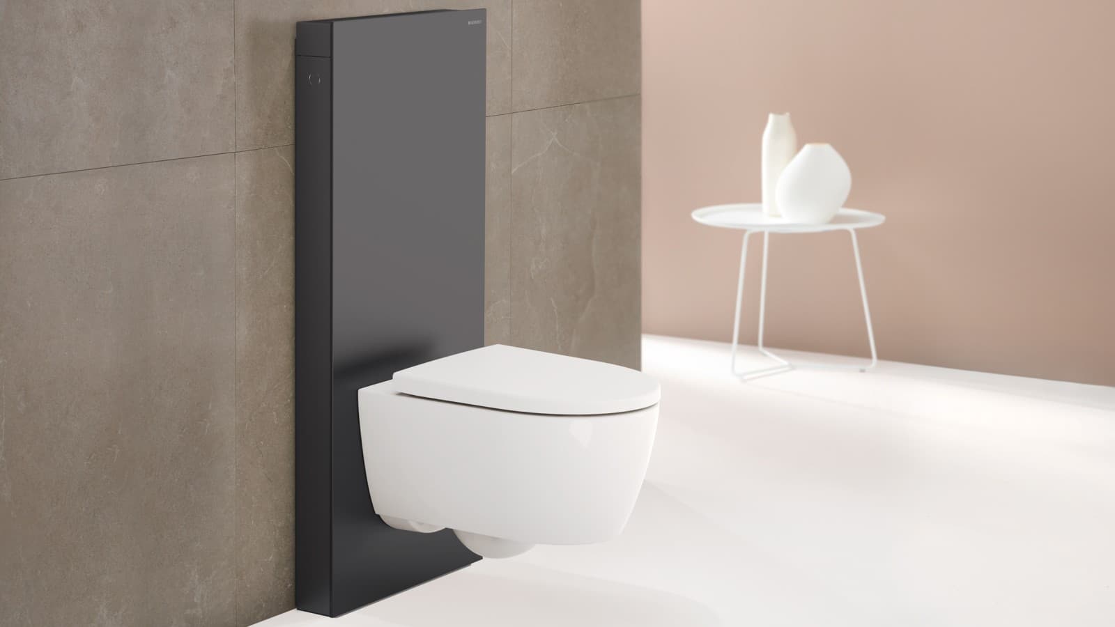 Geberit Monolith Plus gesatineerd zwart Geberit Monolith Plus gesatineerd zwart