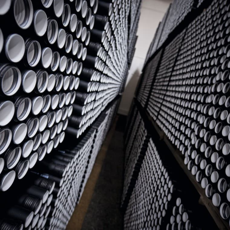 Gestapelde Silent-Pro buizen Gestapelde Silent-Pro buizen