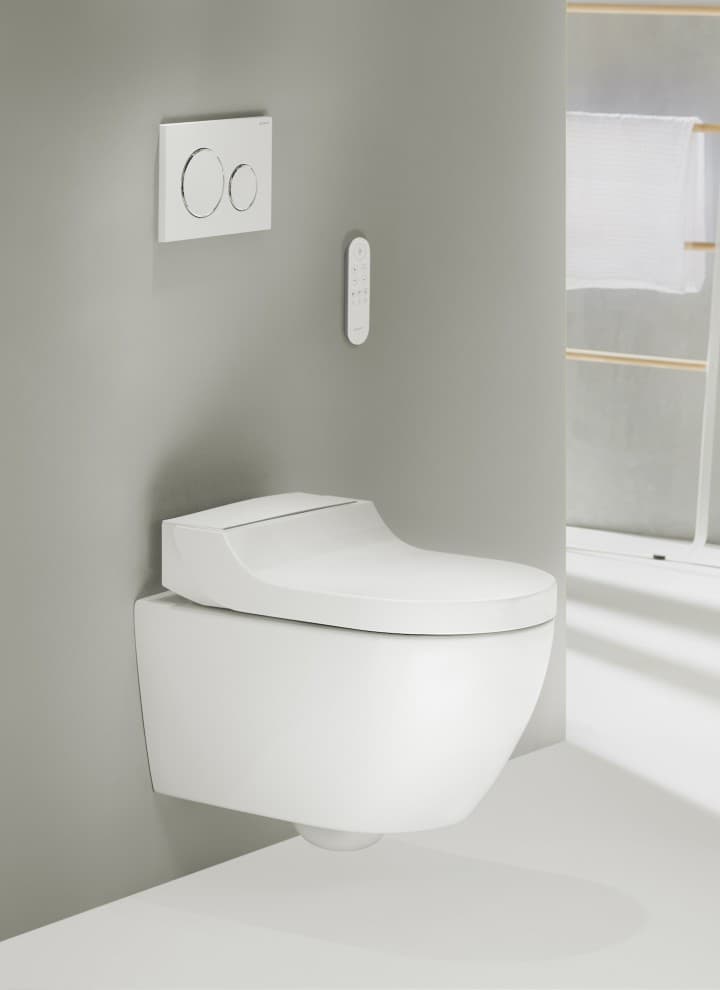 Geberit Tuma douche-wc opbouwoplossing Geberit Tuma douche-wc opbouwoplossing