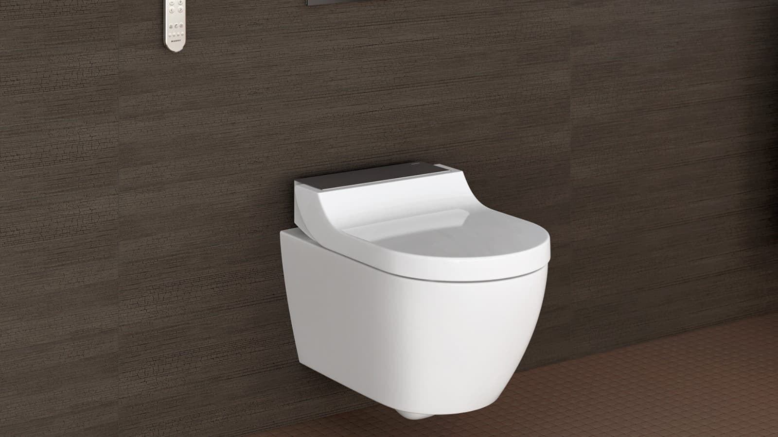 Geberit AquaClean Tuma Comfort douche-wc met verwarmde zitting Geberit AquaClean Tuma Comfort douche-wc met verwarmde zitting