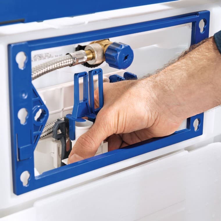 Geberit klok Type 212: De kleppen zijn gemakkelijk te verwijderen en te installeren dankzij hun compacte afmetingen Geberit klok Type 212: De kleppen zijn gemakkelijk te verwijderen en te installeren dankzij hun compacte afmetingen