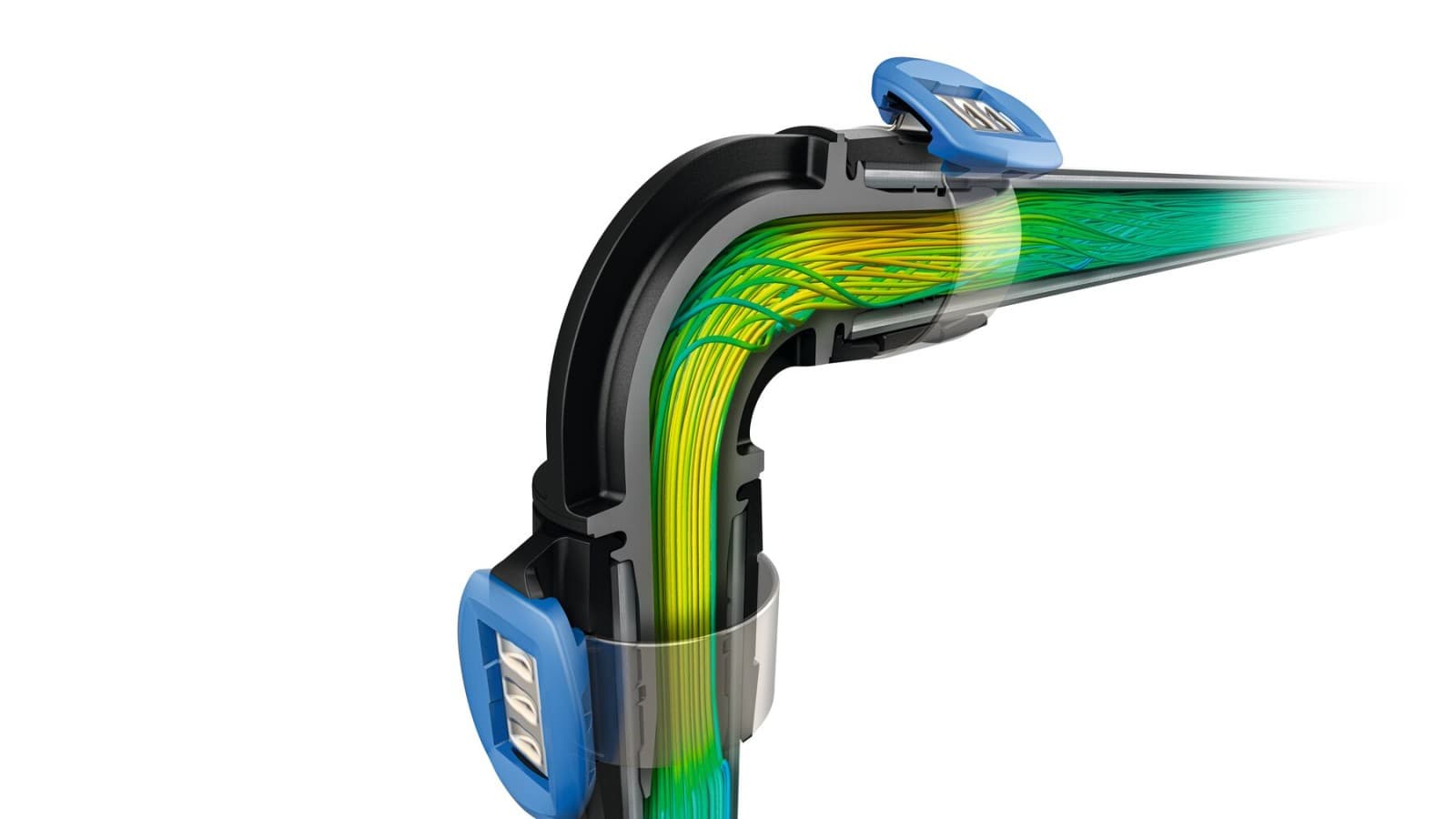 Doorstroming geoptimaliseerd leidingsysteem Geberit FlowFit Doorstroming geoptimaliseerd leidingsysteem Geberit FlowFit