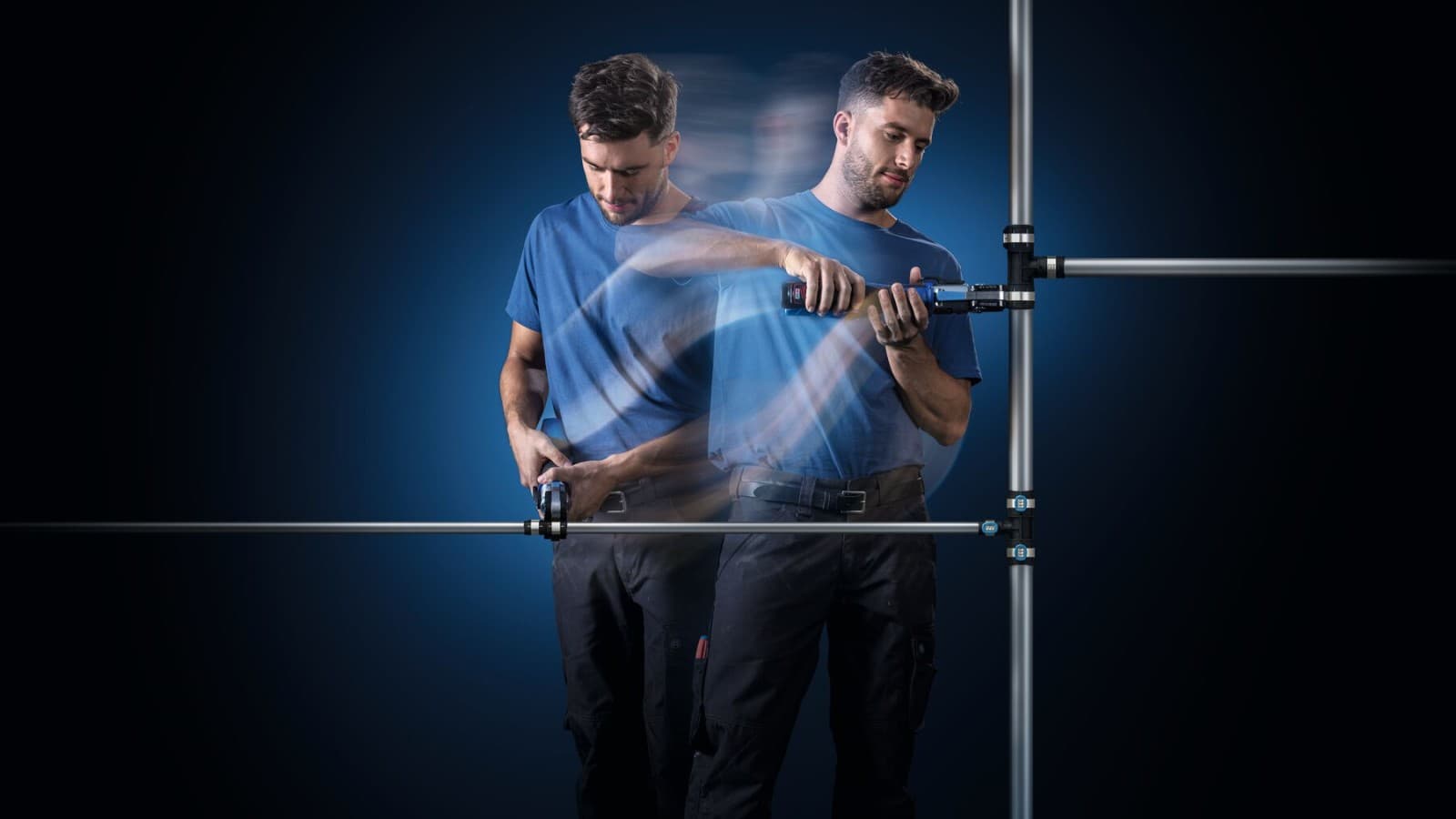 Moeiteloze installatie met Geberit FlowFit Moeiteloze installatie met Geberit FlowFit