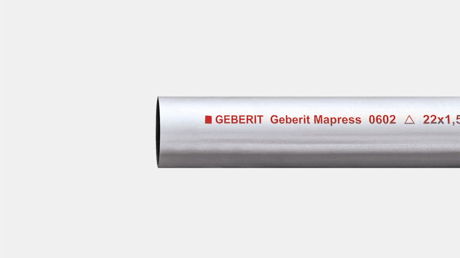 Geberit Mapress C-staal buis buiten verzinkt Geberit Mapress C-staal buis buiten verzinkt