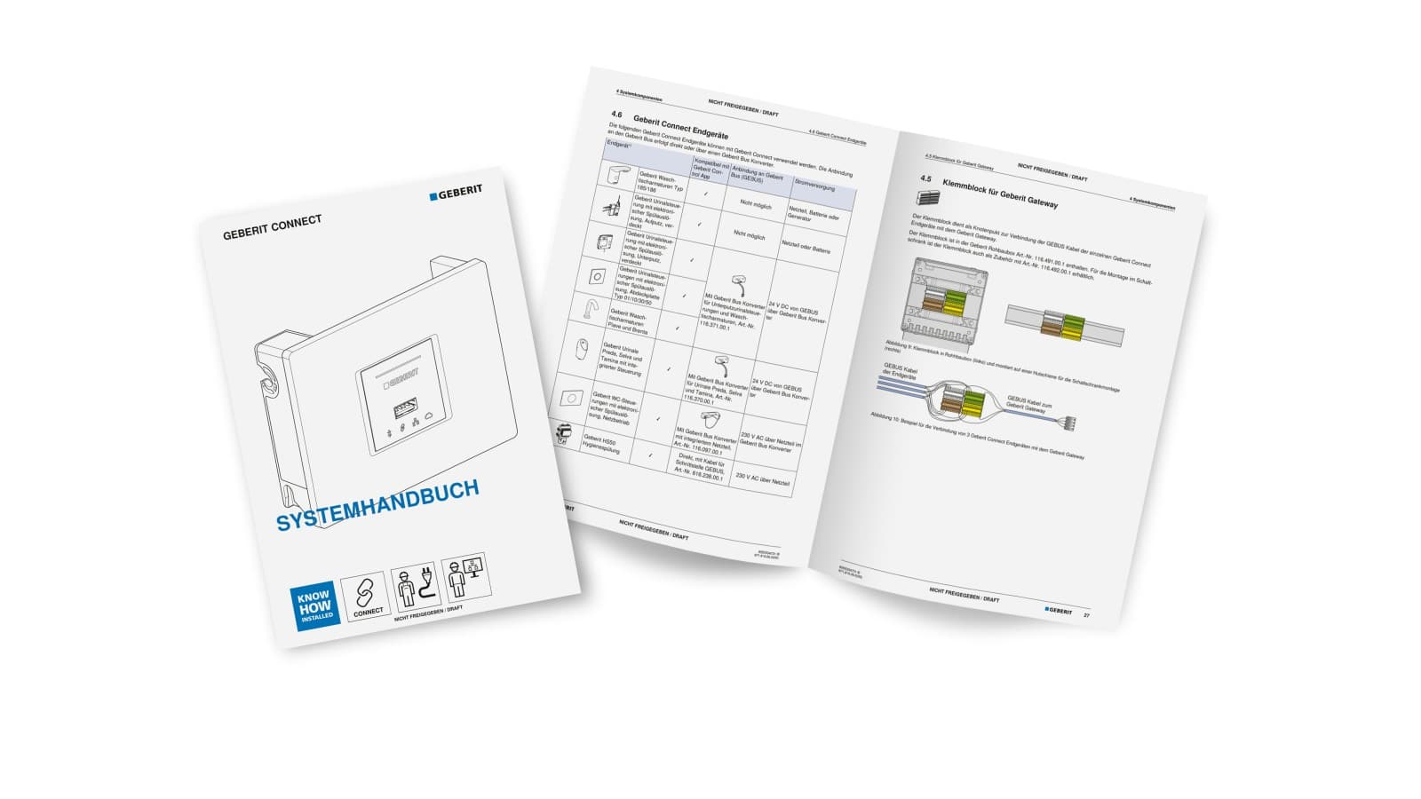Geberit Connect systeem handleiding Geberit Connect systeem handleiding